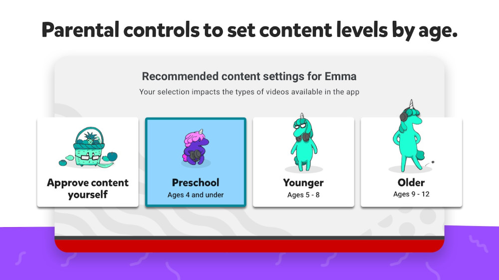 YouTube Kids parental controls